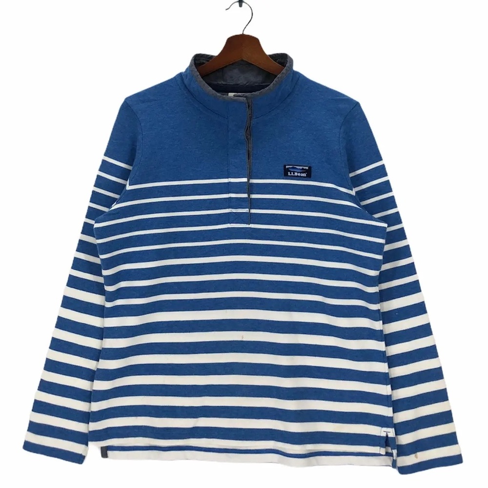 03 L.L. Bean Pullover Top Size Small Petite | Cozy-Core Layer Neutral Essential